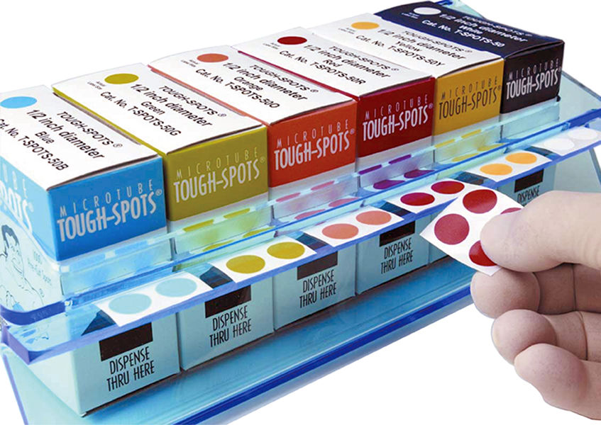 TOUGH-SPOTS® 彩色圓點抗凍標籤