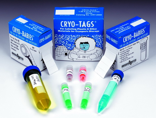 CRYO-BABIES® and CRYO-TAGS® 直型抗凍標籤