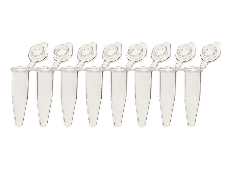 SMB 0.1mL / 0.2 mL 平頭獨立按蓋八連排 PCR 微量管 (Real-Time PCR 適用)