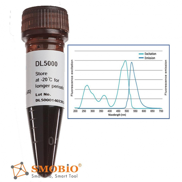 SMOBIO  DL5001 DNA Fluorescent Loading Dye (Green, 6X)